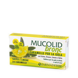 Mucolid Bronc 24 Caramelle Salvia&Limone