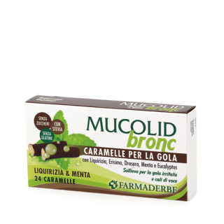 Mucolid Bronc 24 Caramelle Menta&Liquirizia
