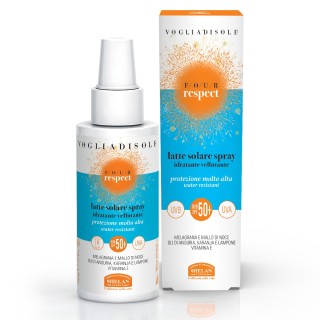 VOGLIA DI SOLE FOUR RESPECT Latte Solare Spray SPF50+ 150mL